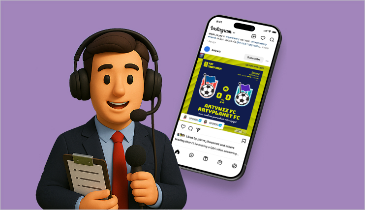 Communication de matchs automatisée